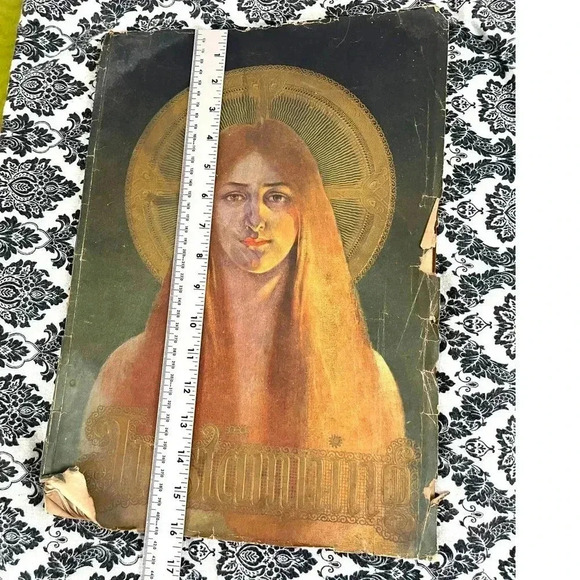 RARE Swedish Art Large Handmade Book 1915 Antique Artwork Reprints Cover - Picture 4 of 11